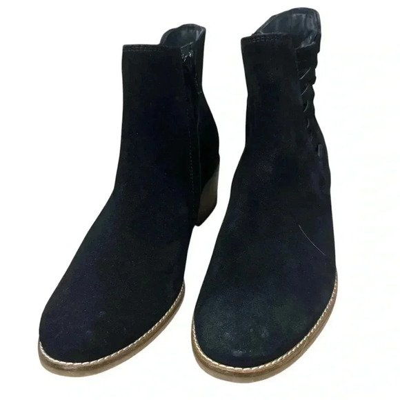 Paul Green Vienna Chelsea Boot Soft suede Black round Toe US 7.5 UK 5 EUC - Picture 7 of 9